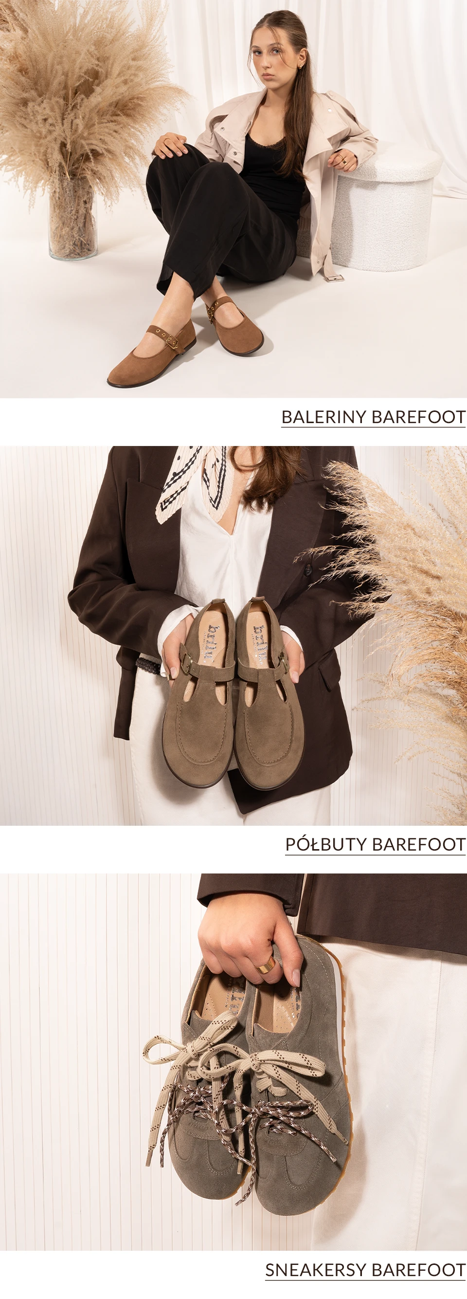 Buty damskie barefoot