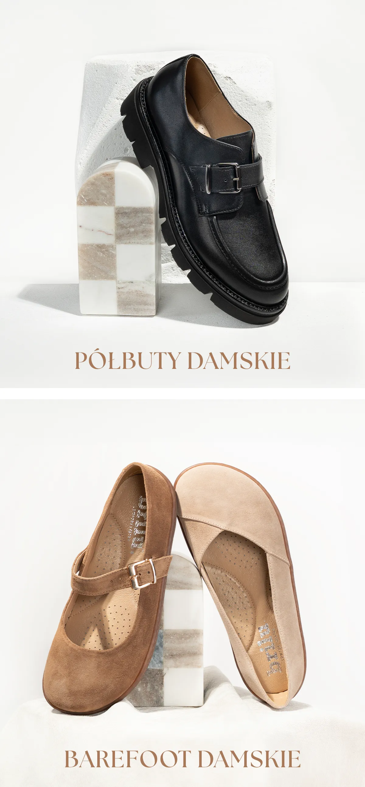 Półbuty i barefoot damskie