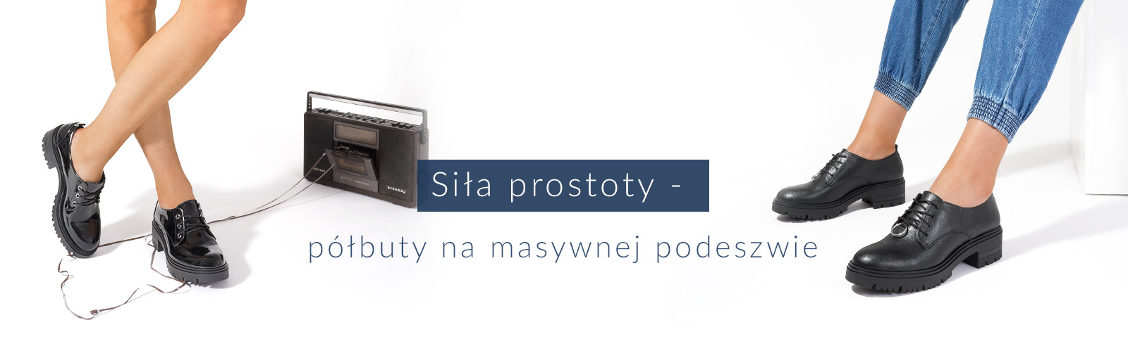 Siła prostoty - półbuty na masywnej podeszwie