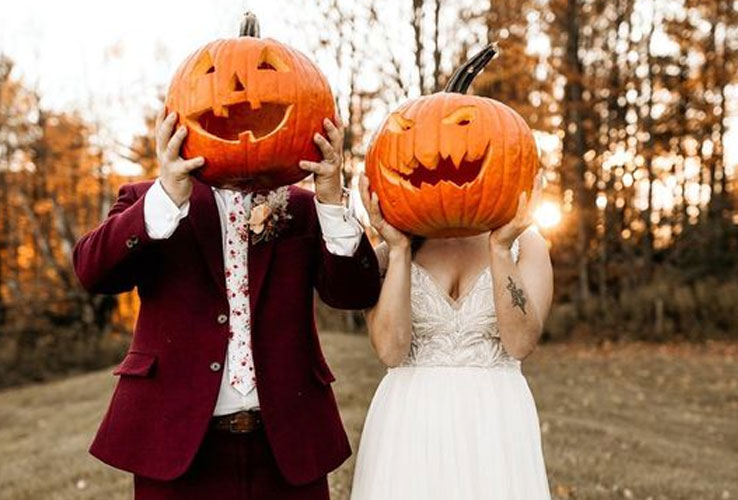 Ślubne klimaty: wesele w stylu Halloween