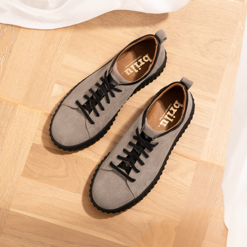 Skórzane sneakersy damskie Taylor beżowe