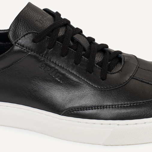 Skórzane sneakersy męskie Maxwell czarne