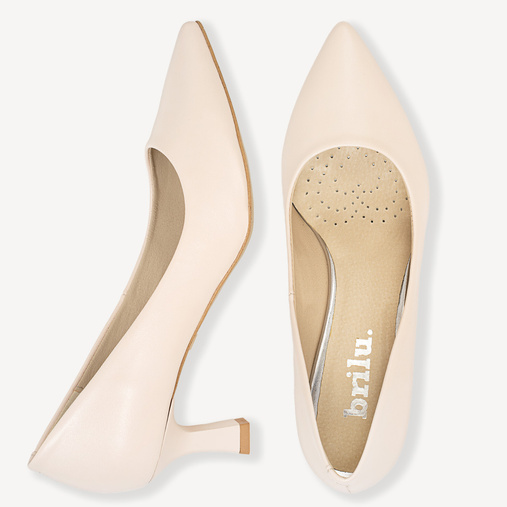 Ślubne klasyczne szpilki Jennifer ecru