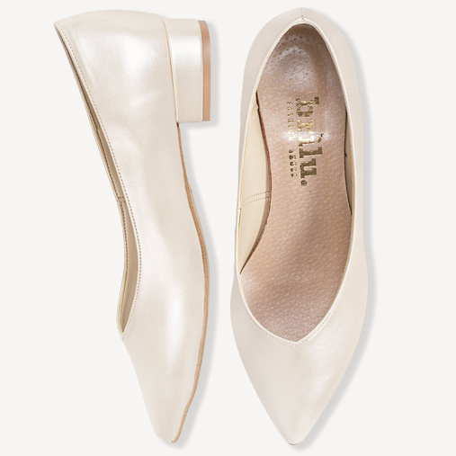 Ślubne eleganckie balerinki Nina ivory
