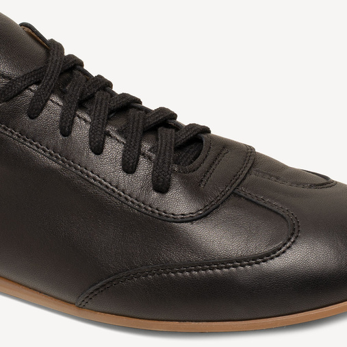 Skórzane sneakersy damskie Japan Style Riley czarne