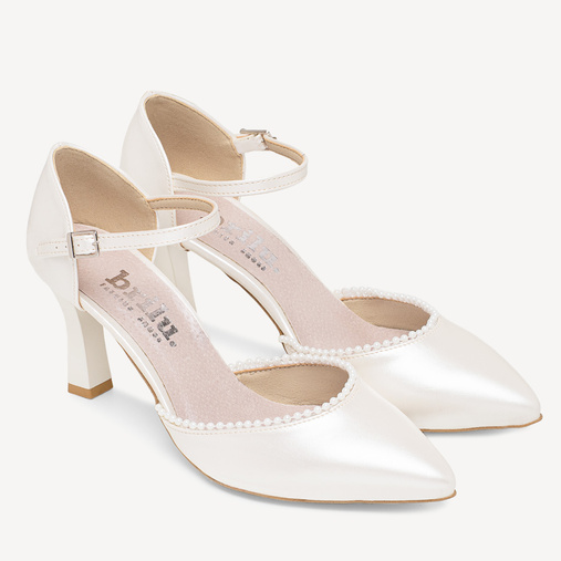 Ślubne ozdobne szpilki z perełkami Misty ivory