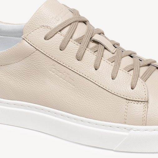 Skórzane sneakersy męskie Zack beżowe