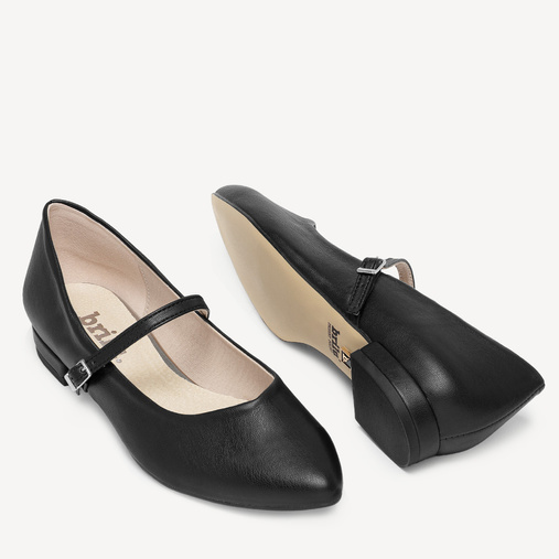 Balerinki z paskiem Joanne czarne