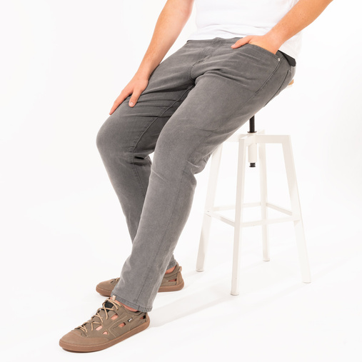 Męskie sandały trekkingowe barefoot Justin beżowe