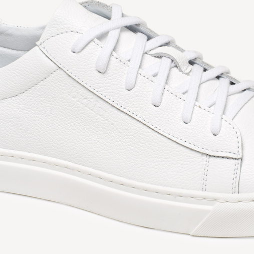 Skórzane sneakersy męskie Zack białe