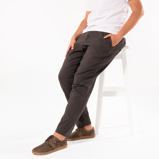 Skórzane buty męskie barefoot Luca brązowe
