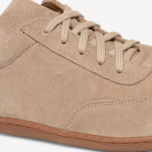 Zamszowe damskie sneakersy barefoot Everest beżowe