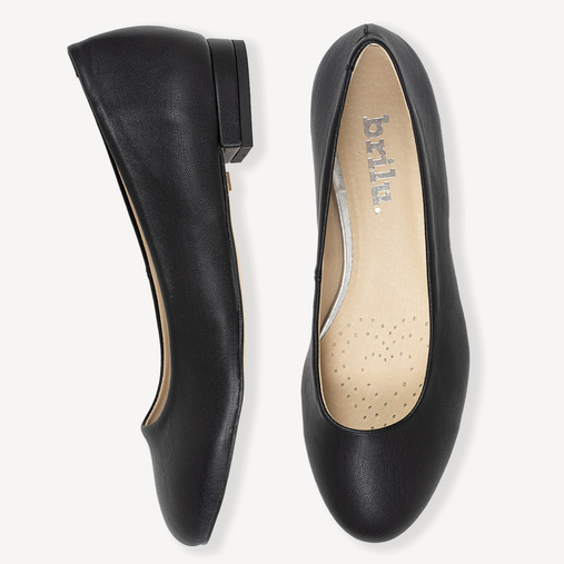 Klasyczne płaskie balerinki Irina czarne