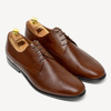 Wizytowe derby XXL ze skóry naturalnej Casper brązowe