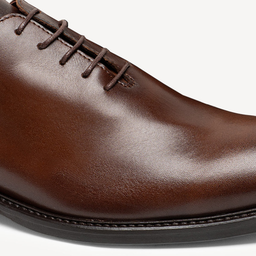 Skórzane buty wizytowe lotniki Claudio brązowe
