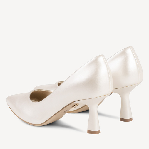 Ślubne perłowe szpilki Ashley ivory