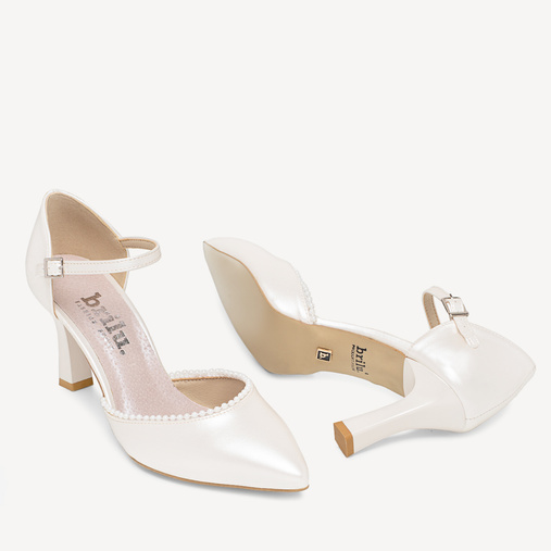 Ślubne ozdobne szpilki z perełkami Misty ivory