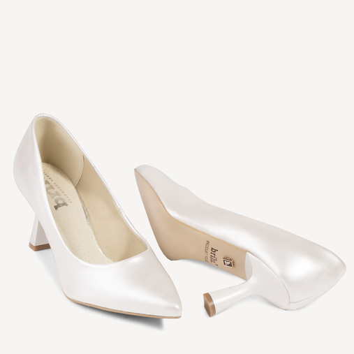 Ślubne perłowe szpilki Ashley ivory