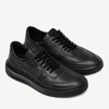 Skórzane sneakersy męskie Chandler czarne