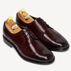 Wizytowe brogsy ze skóry naturalnej Seth bordowe