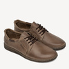 Półbuty skórzane sznurowane Alfredo brązowe