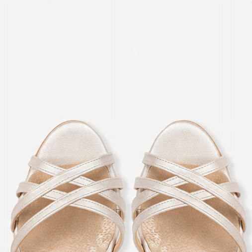 Ślubne sandały na szpilce Katelyn ivory