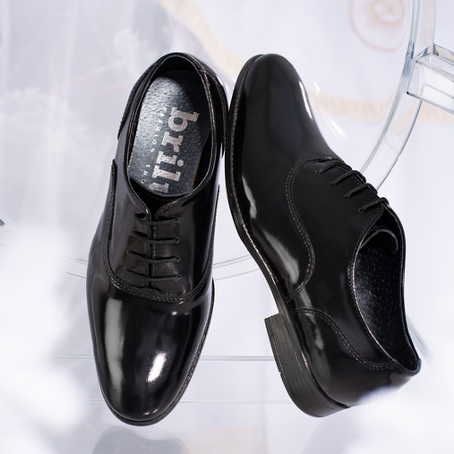 Komunijne chłopięce eleganckie buty Oliver czarne