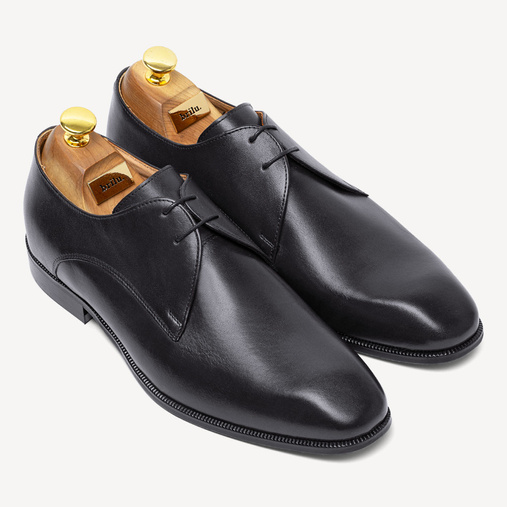 Skórzane buty wizytowe Marcel czarne