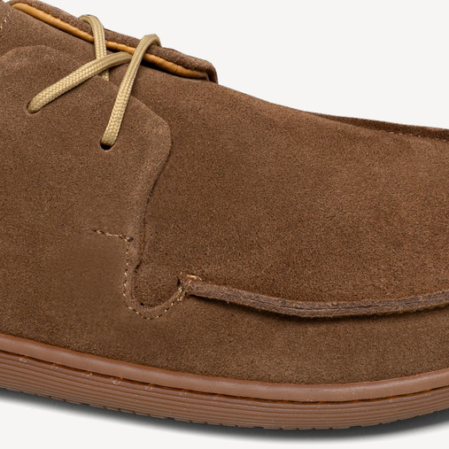 Skórzane mokasyny damskie barefoot Rubby brązowe