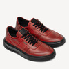Skórzane sneakersy męskie Chandler czerwone