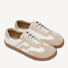 Skórzane minimalistyczne sneakersy barefoot River białe