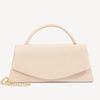 Elegancka mini kopertówka z rączką Clarissa beżowa