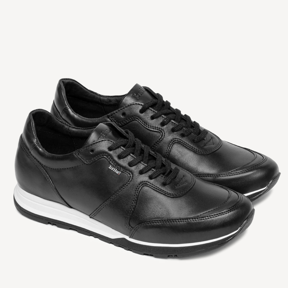 Sportowe męskie półbuty sneakersy Jeffrey czarne