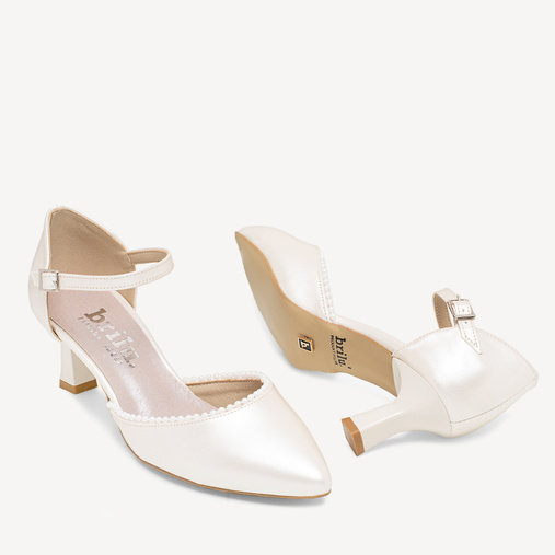 Ślubne ozdobne szpilki z perełkami Faith ivory