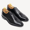 Męskie buty wizytowe ze skóry naturalnej Stefano czarne
