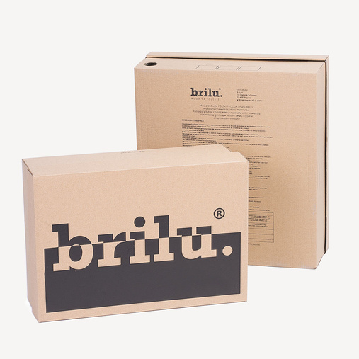  Skórzane glany BRILU wysokie 10-dziurek czarne