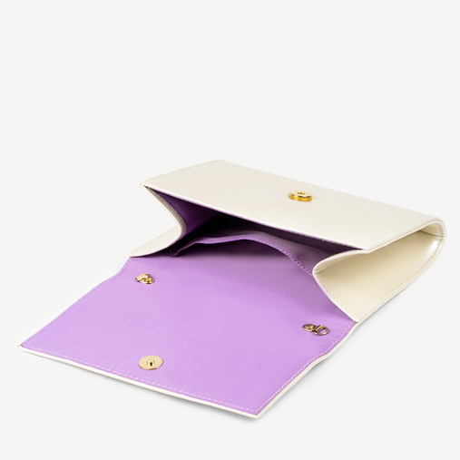 Perłowa torebka wizytowa Lindsey ivory