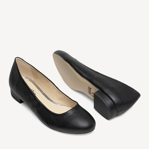 Klasyczne płaskie balerinki Irina czarne