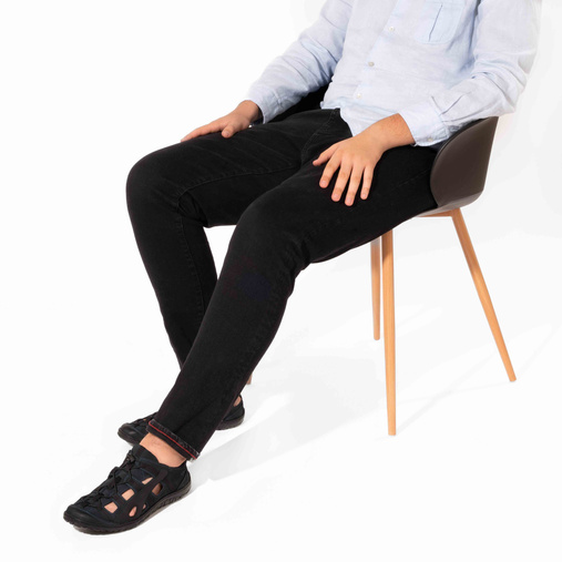 Męskie sandały trekkingowe turystyczne Ottis granatowe