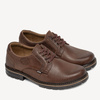 Skórzane męskie półbuty sznurowane Terry brązowe