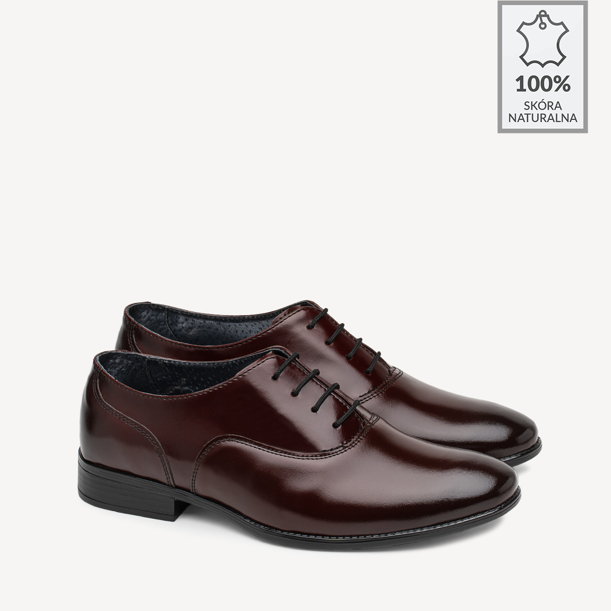 Komunijne chłopięce eleganckie buty Oliver bordowe